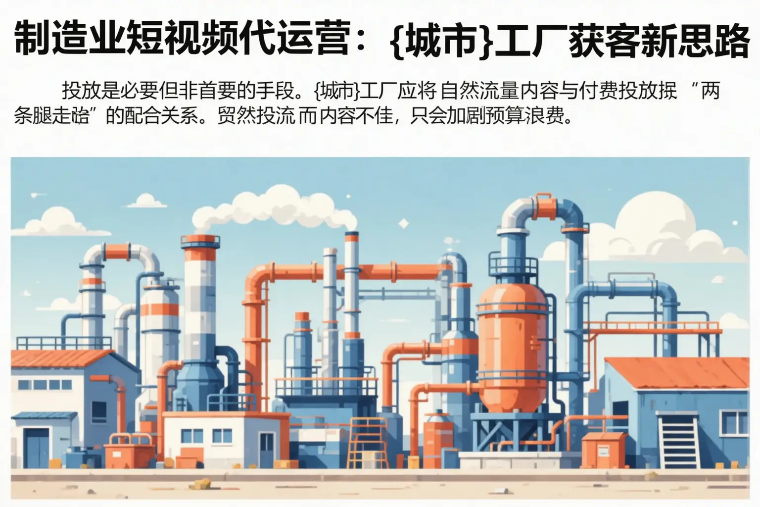制造业短视频代运营：道县工厂获客新思路